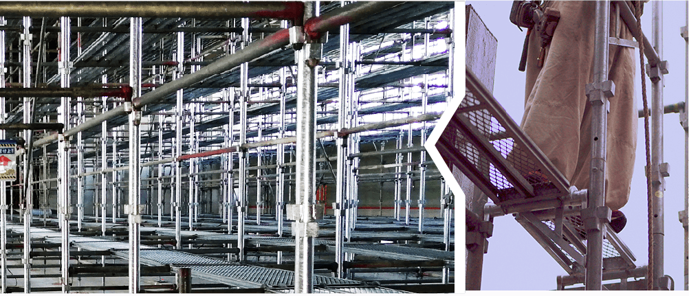 くさび式足場（ビケ足場）